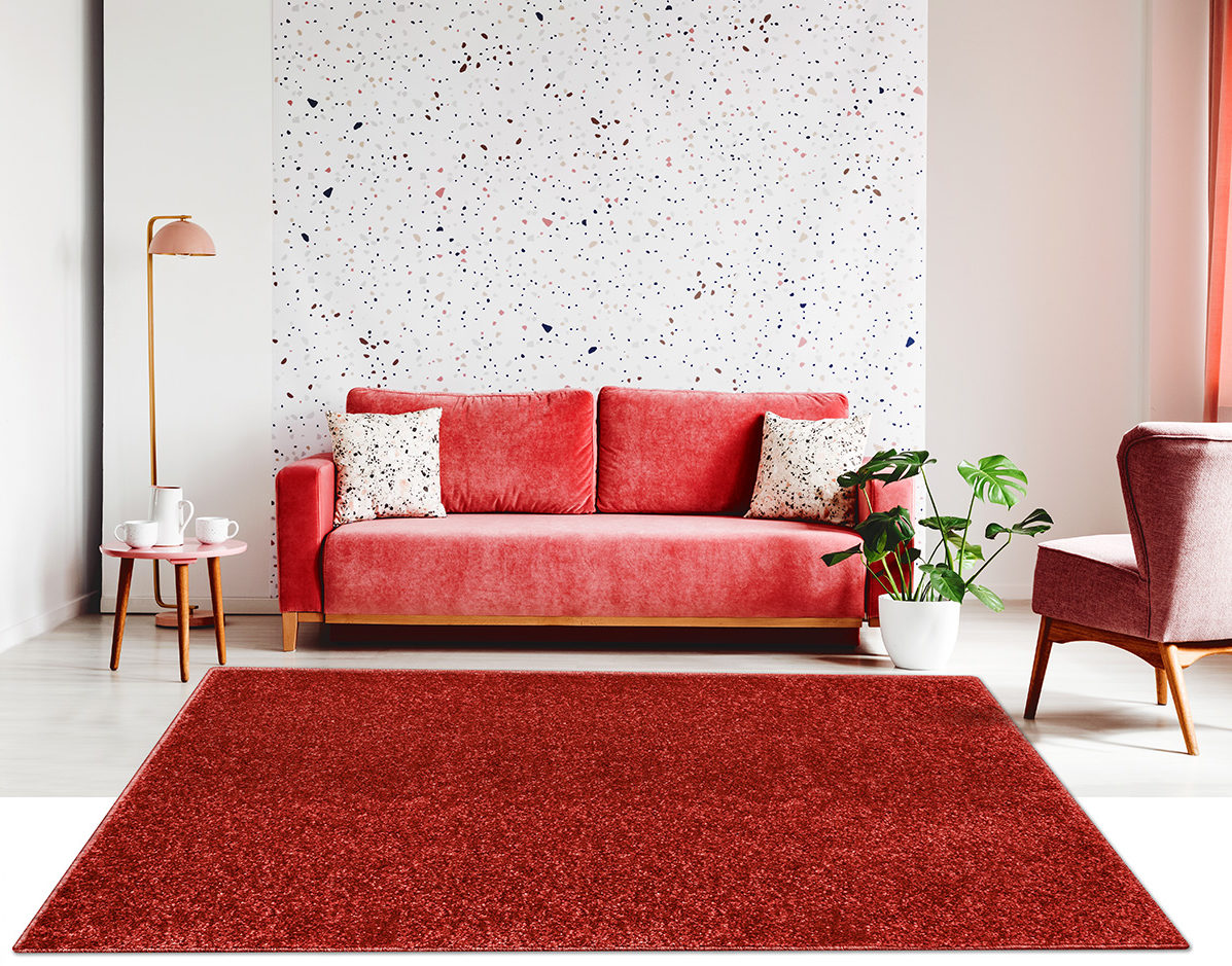 Tappeto TREND rosso by Olivo Tappeti